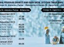 Jadwal Misa Natal 2019 dan Tahun Baru 2020 di Gereja St.Antonius Padua – Jakarta Timur