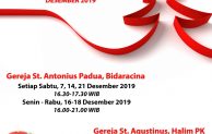 Jadwal Penerimaan Sakramen Tobat 2019 Paroki Bidaracina