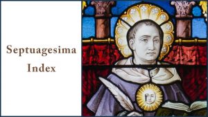 Minggu Septuagesima, Minggu Menjelang Masa Prapaskah