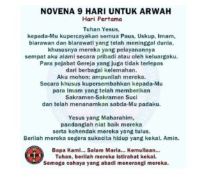 Novena bulan arwah