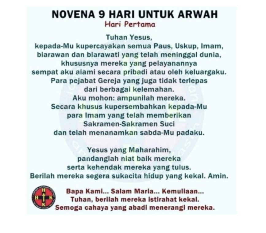Novena bulan arwah